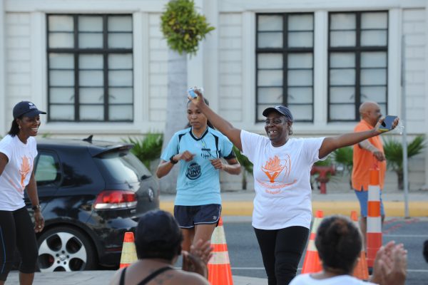 Louise Bailey had a lot to smile about – the day of the Cayman Islands brain tumour awareness-raising walk/run was also her birthday Louise Bailey had a lot to smile about – the day of the Cayman Islands brain tumour awareness-raising walk/run was also her birthday